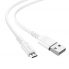 Кабель USB - microUSB белый 1 м Hoco X62